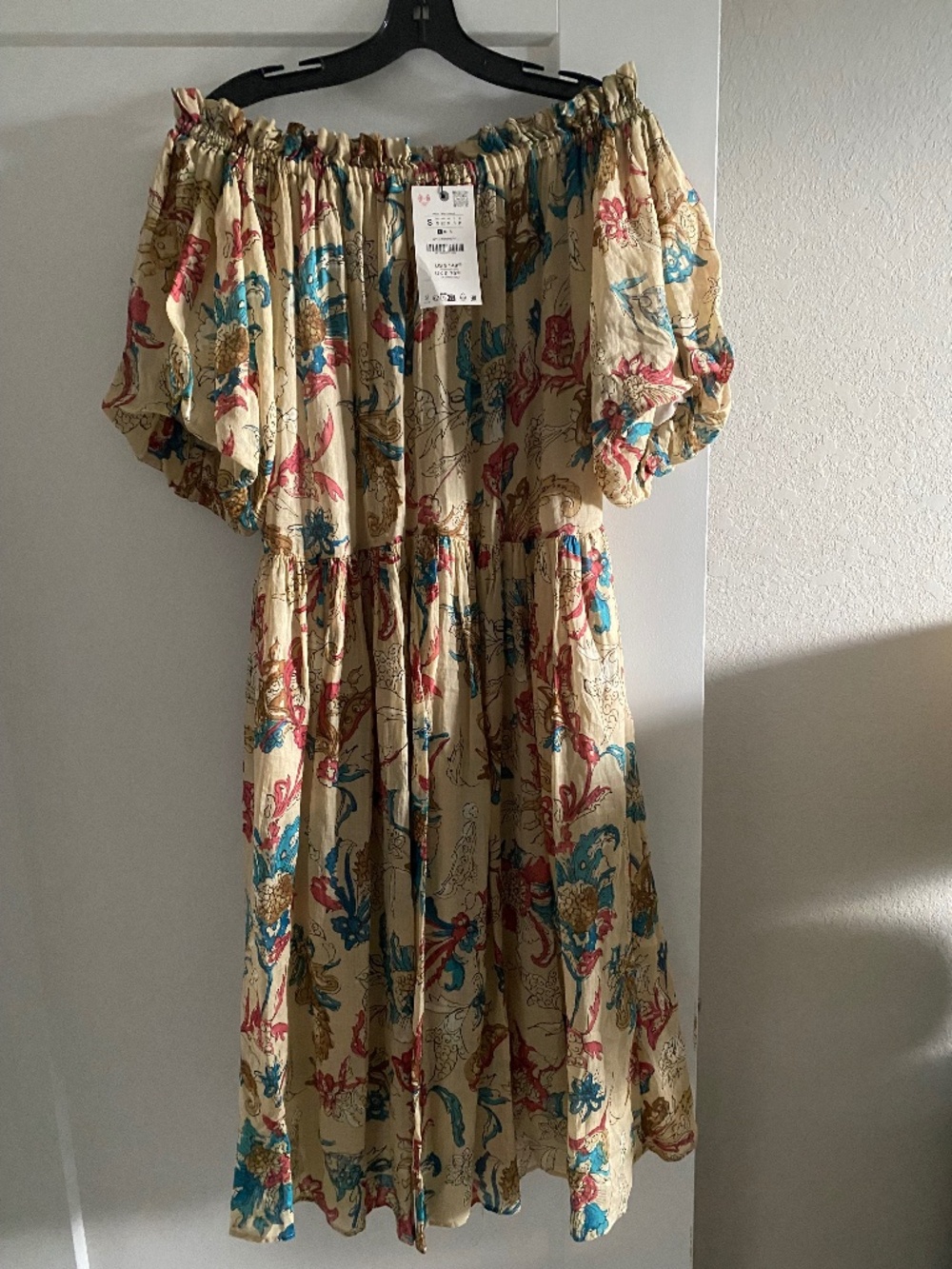 Zara ZW Collection Printed Dress Size S